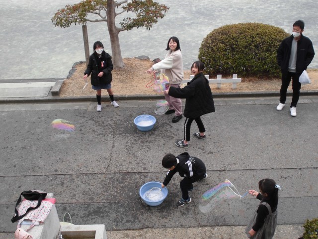 巨大シャボン玉