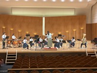 2，３年生１１名での演奏
