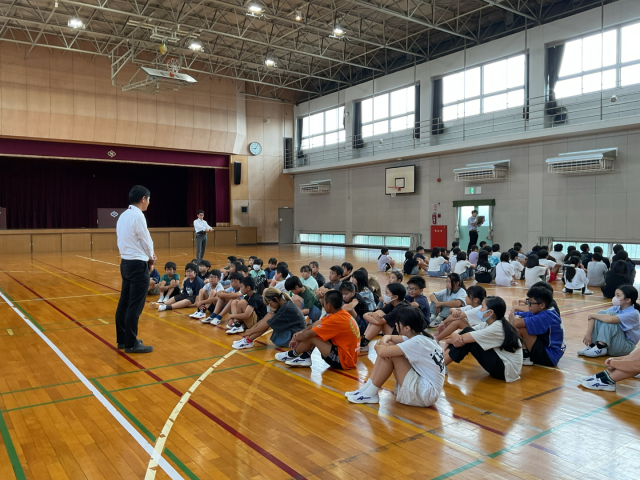 ５年生の学年集会