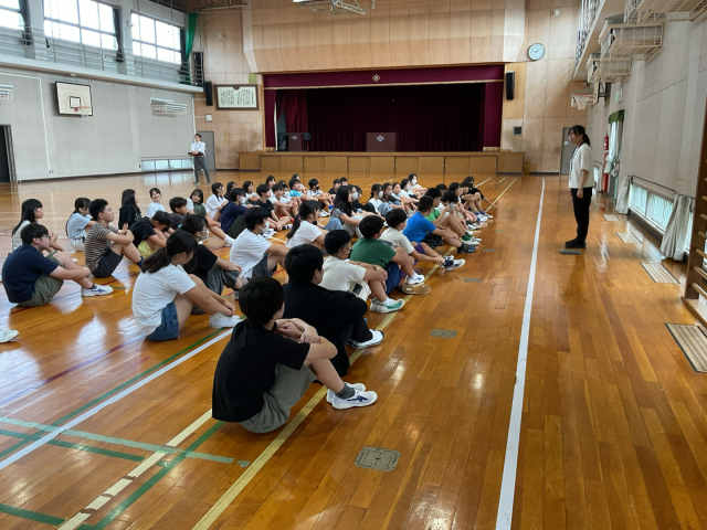６年生の学年集会